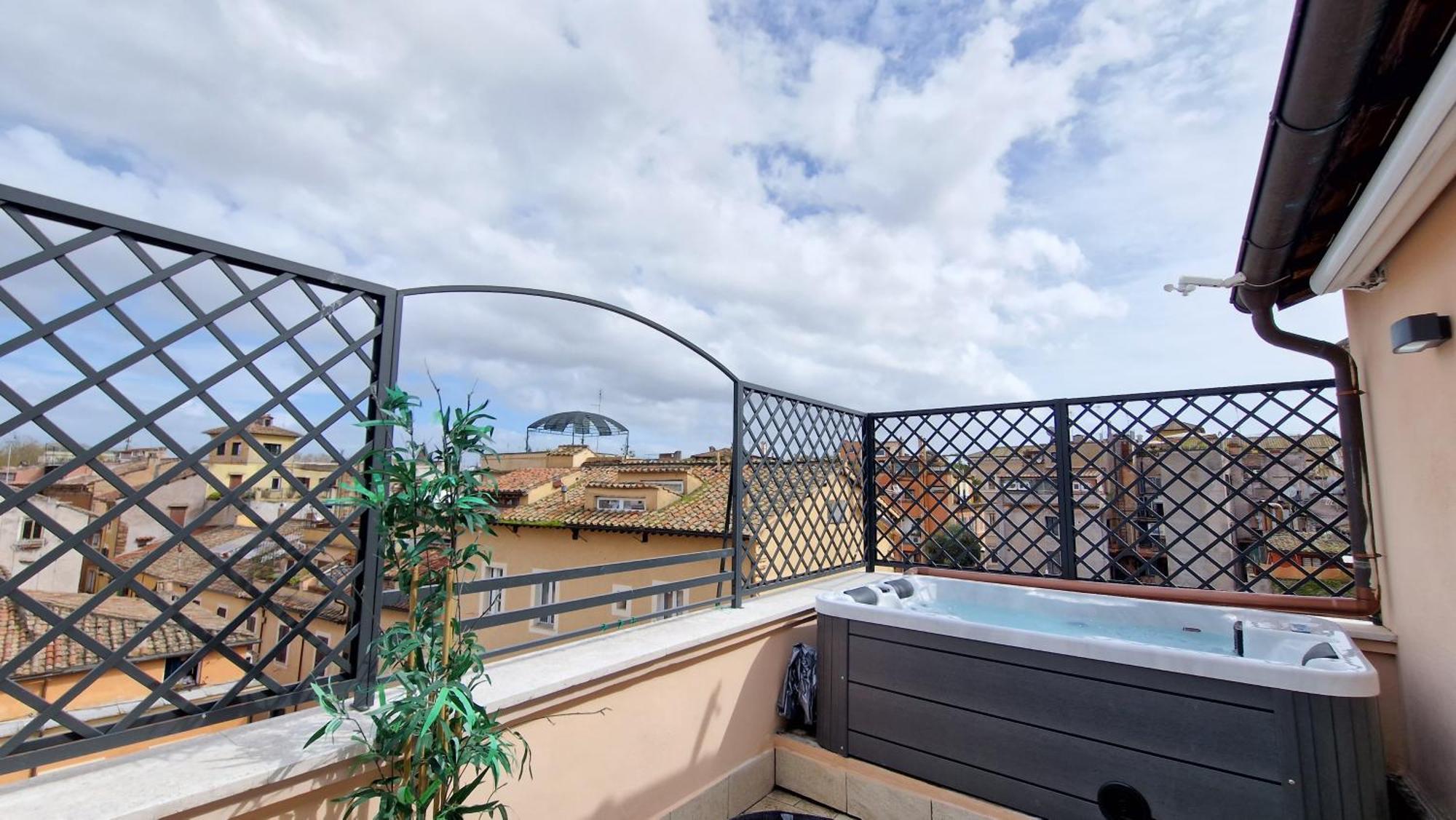 Luxury Top Floor In Trastevere Rome Exterior photo