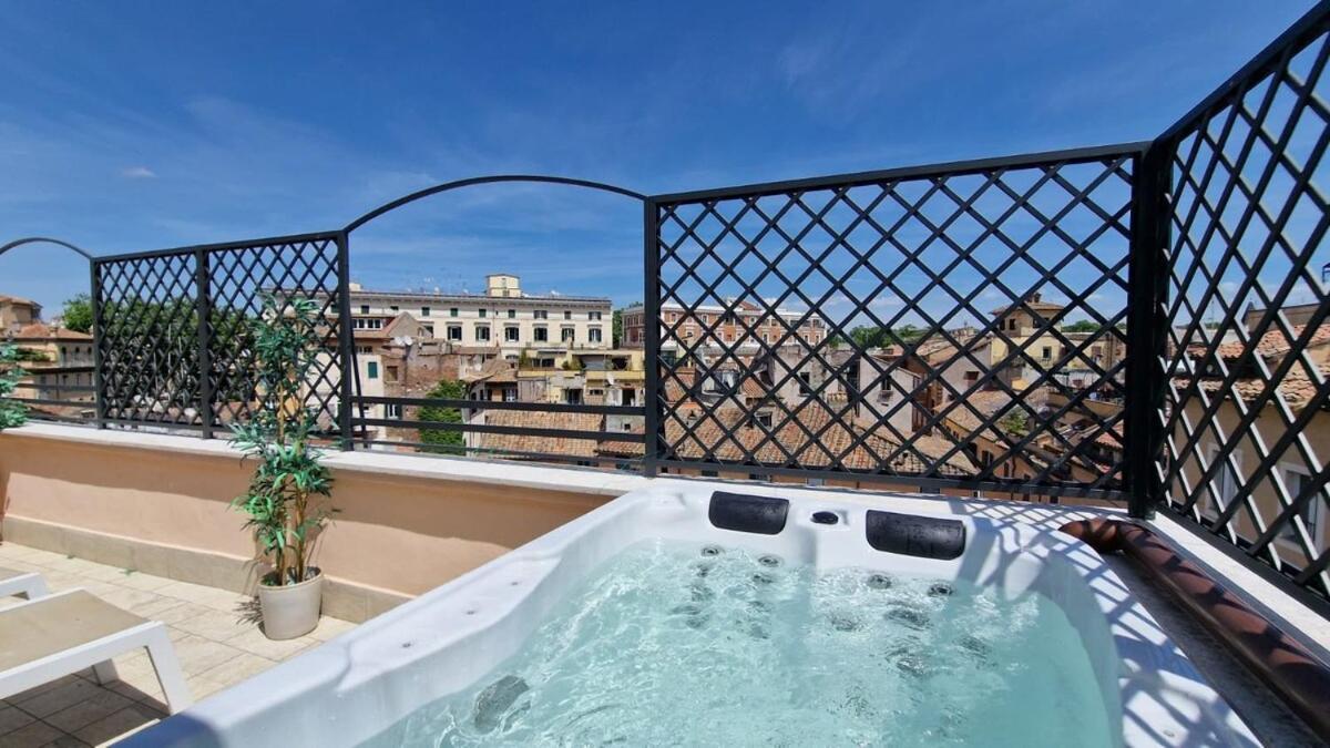 Luxury Top Floor In Trastevere Rome Exterior photo